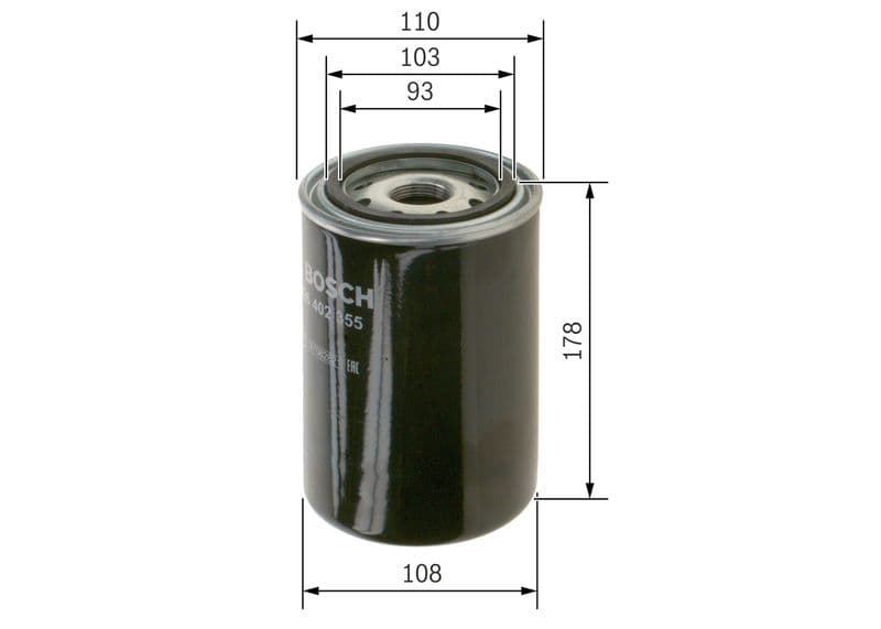 Filtru ulei BOSCH 0 451 301 207