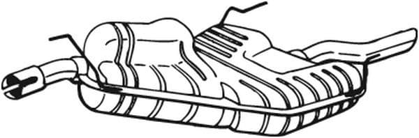 Toba esapament finala BOSAL 215-001