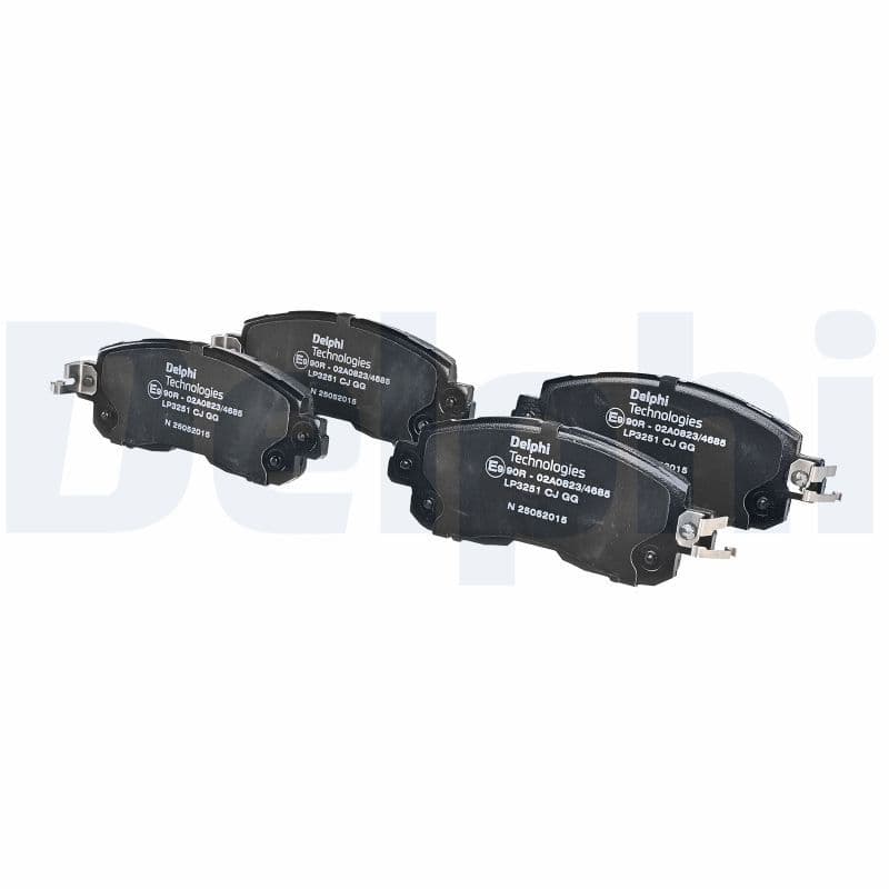 set placute frana,frana disc DELPHI LP3251