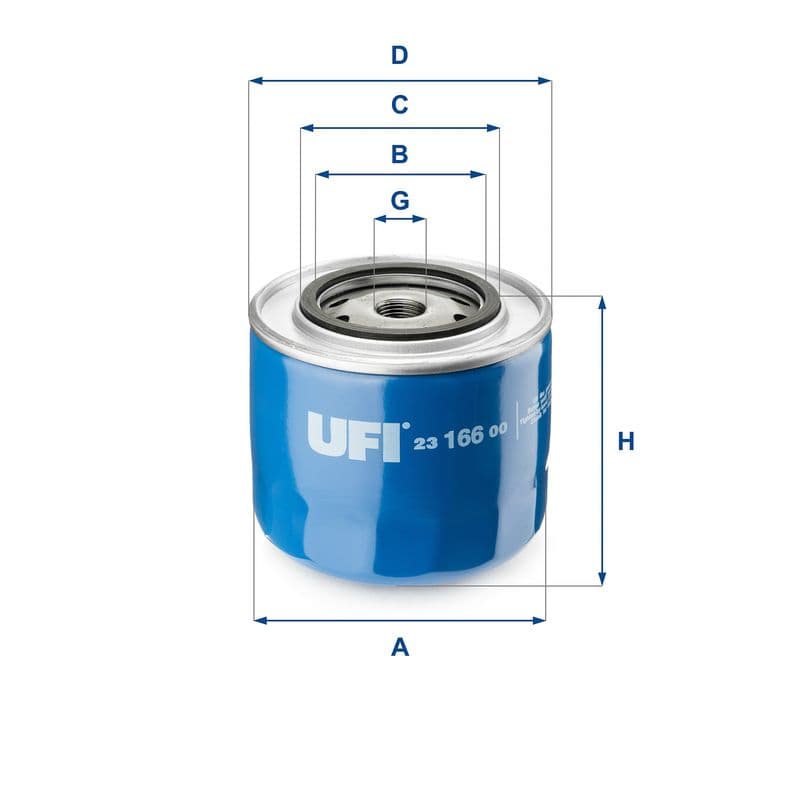 Filtru ulei UFI 23.166.00