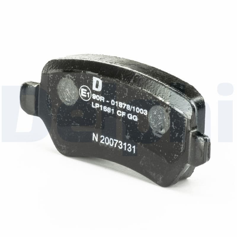 set placute frana,frana disc DELPHI LP1681