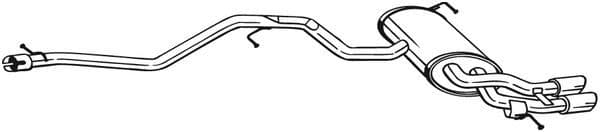 Toba esapament finala BOSAL 286-363