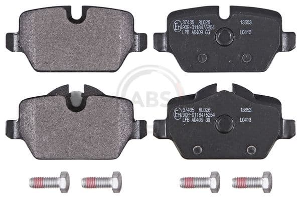 set placute frana,frana disc ABS 37435