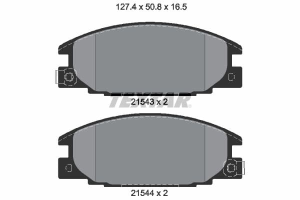 set placute frana,frana disc TEXTAR 2154302