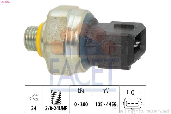 Comutator presiune, aer conditionat FACET OE Equivalent 25.0088