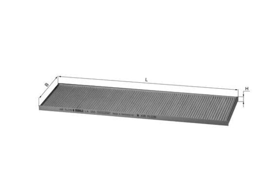 Filtru, aer habitaclu MAHLE LA 355