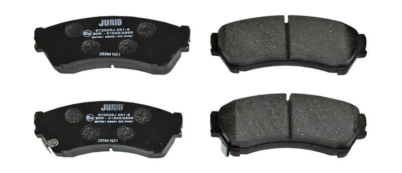 set placute frana,frana disc JURID 572628J