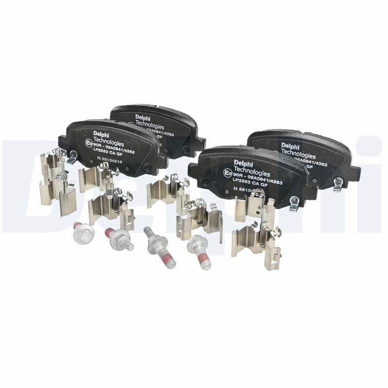 set placute frana,frana disc DELPHI LP3253