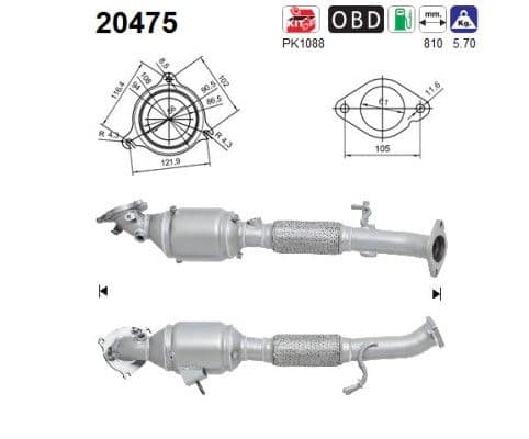 Catalizator AS-PL 20475
