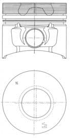 Piston KOLBENSCHMIDT 40773600