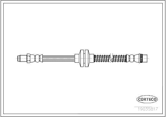 Furtun frana CORTECO 19035817