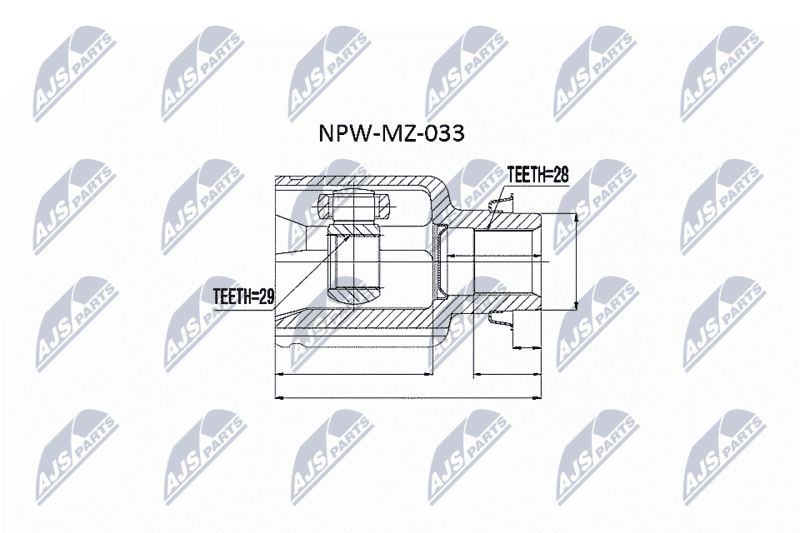 Set articulatie, planetara NTY NPW-MZ-033