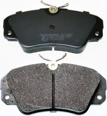 set placute frana,frana disc DENCKERMANN B110262