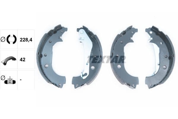 Set saboti frana TEXTAR 91081600
