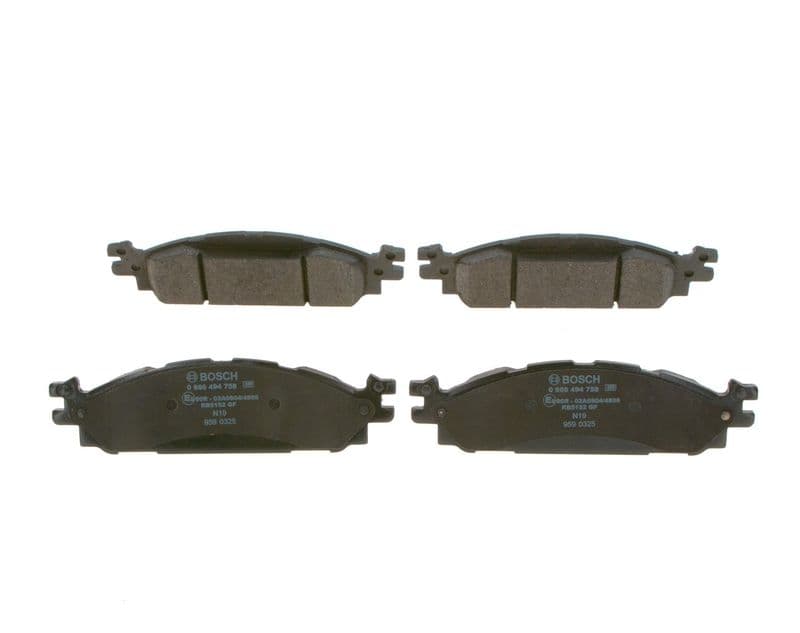 set placute frana,frana disc BOSCH 0 986 494 758