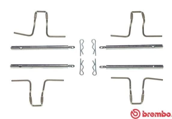 Set accesorii, placute frana BREMBO PRIME LINE A 02 278