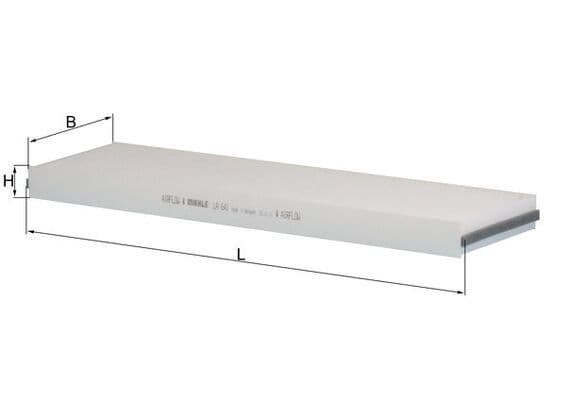 Filtru, aer habitaclu MAHLE LA 641