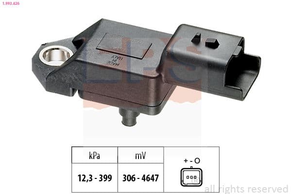 senzor presiune aer EPS Made in Italy - OE Equivalent 1.993.426