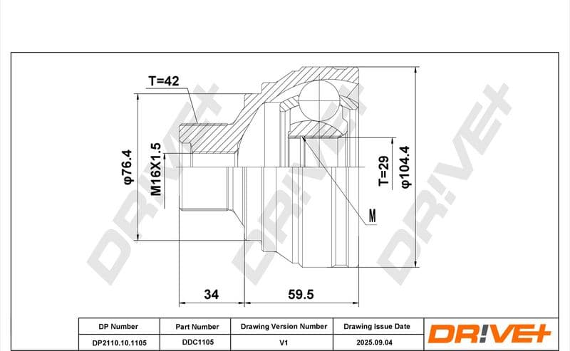 Set articulatie, planetara Dr!ve+ DP2110.10.1105