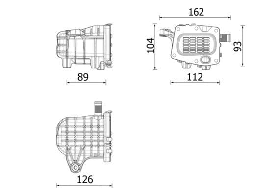 Radiator, recirculare gaze de esapament MAHLE BEHR *** PREMIUM LINE *** CE 41 000P