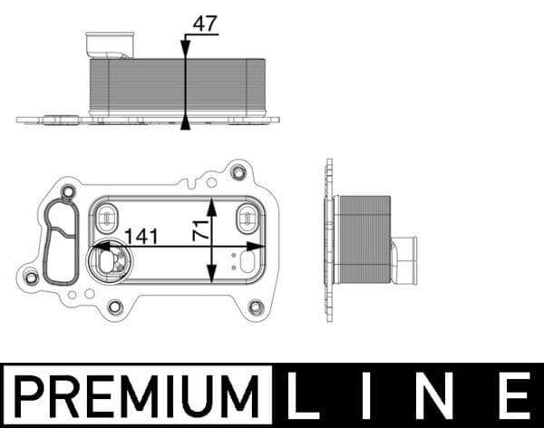 Radiator ulei, ulei motor MAHLE BEHR *** PREMIUM LINE *** CLC 79 000P
