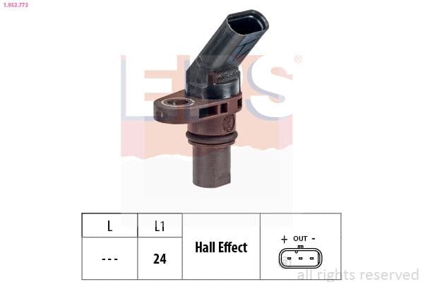 Senzor, turație motor EPS Made in Italy - OE Equivalent 1.953.773