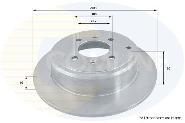 Disc frana COMLINE ADC1524