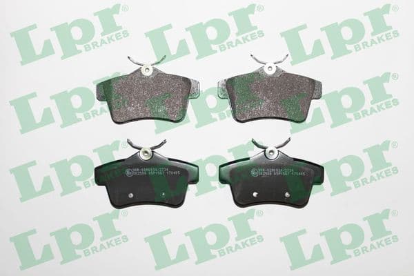 set placute frana,frana disc LPR 05P1567
