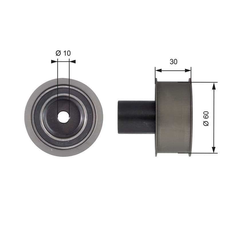 Rola ghidare/conducere, curea distributie GATES PowerGrip™ T42136