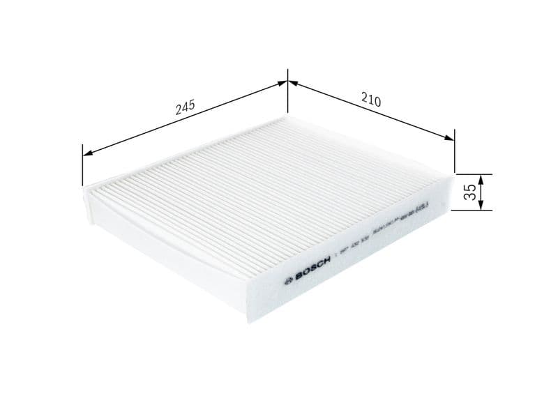 Filtru, aer habitaclu BOSCH 1 987 432 539