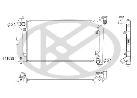 Radiator, racire motor KOYORAD PL011609