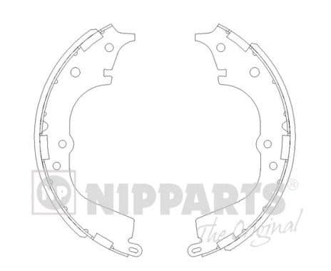 Set saboti frana NIPPARTS J3502065