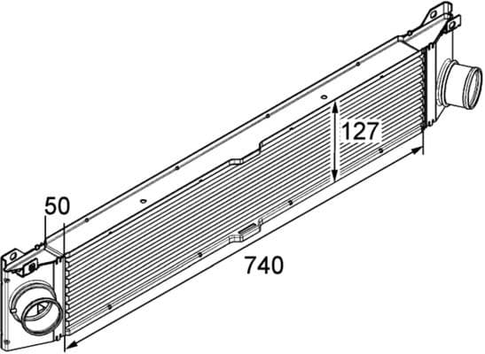 Intercooler, compresor MAHLE BEHR *** PREMIUM LINE *** CI 157 000P