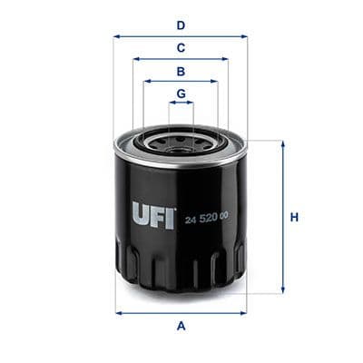 filtru combustibil UFI 24.520.00