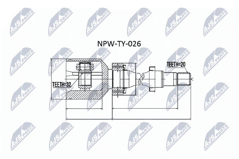 Set articulatie, planetara NTY NPW-TY-026