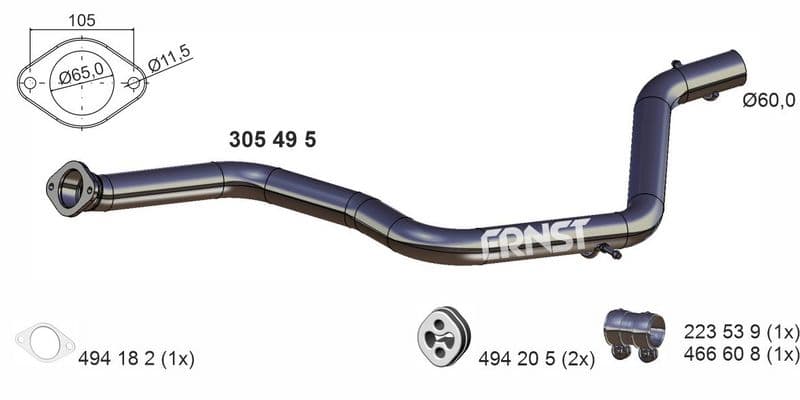 Racord evacuare ERNST 305495