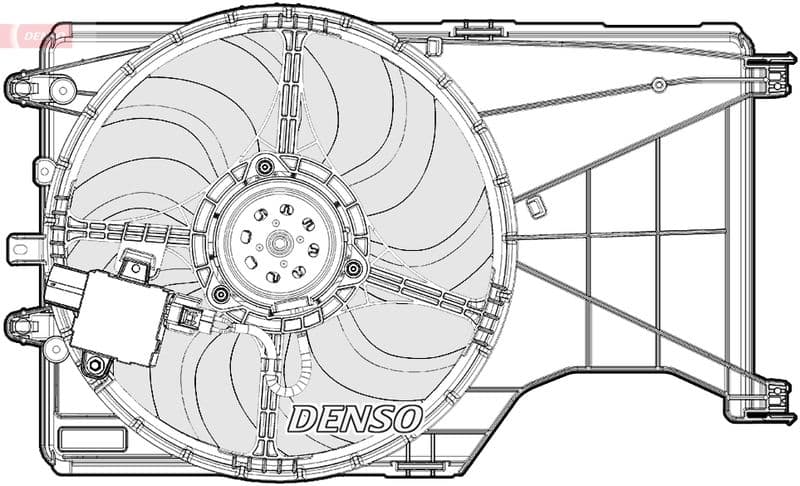 Ventilator, radiator DENSO DER20001