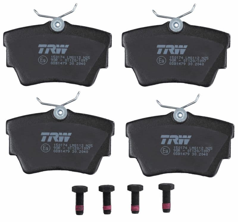 set placute frana,frana disc TRW COTEC GDB1479