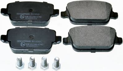 set placute frana,frana disc DENCKERMANN B111010