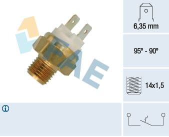 Comutator temperatura, ventilator radiator FAE 36010