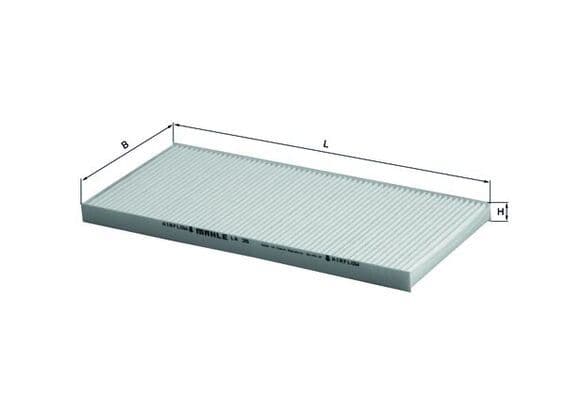 Filtru, aer habitaclu MAHLE LA 35