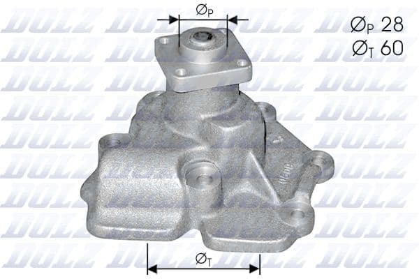 Pompă de apă, răcire motor DOLZ F114
