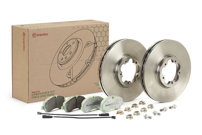 Set frana, frana disc BREMBO BEYOND LINE - Greenance KT 10 012