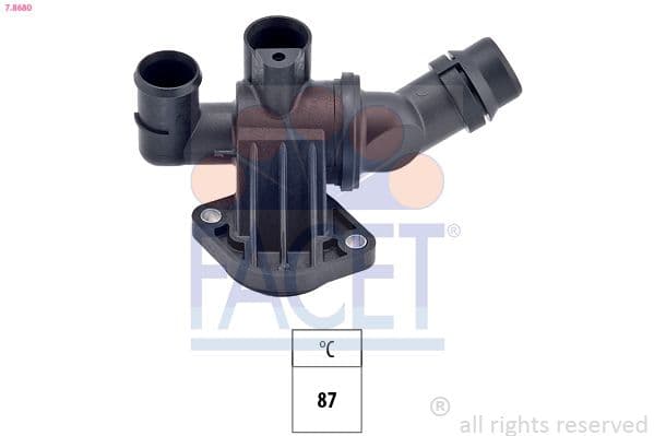 termostat,lichid racire FACET Made in Italy - OE Equivalent 7.8680