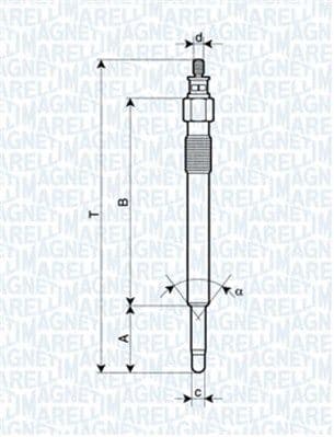 Bujie incandescenta MAGNETI MARELLI 062900020304