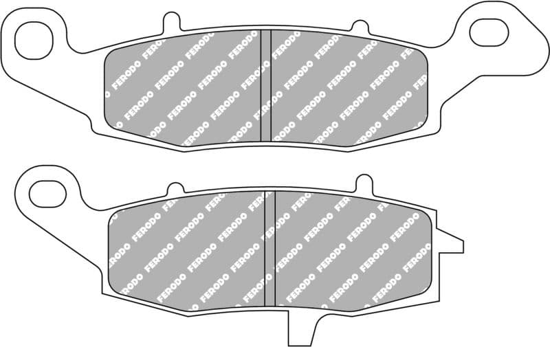 set placute frana,frana disc FERODO FDB2048P