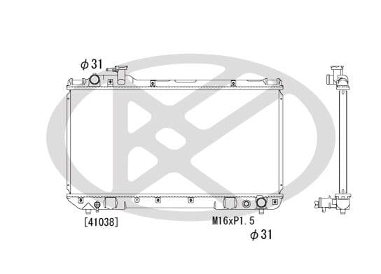 Radiator, racire motor KOYORAD PL010401