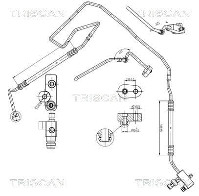 conducta presiune variabila,aer conditionat TRISCAN 9010 28085