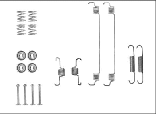 Set accesorii, sabot de frana TEXTAR 97041600