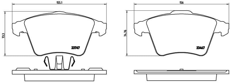 set placute frana,frana disc BREMBO PRIME LINE P 85 106